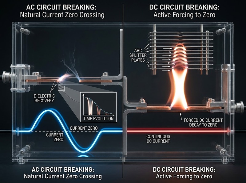 MCCB AC và MCCB DC khác nhau như thế nào?